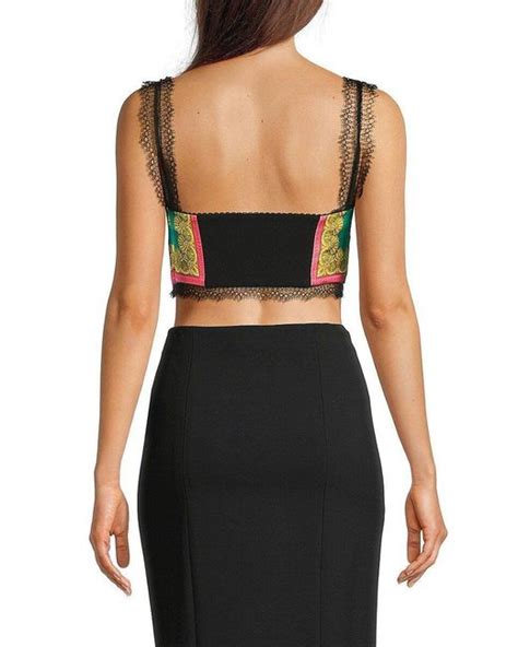 crop top stile versace|versace bralette top.